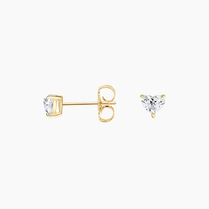 Heart Diamond Stud Earrings (1/4 ct. tw.)