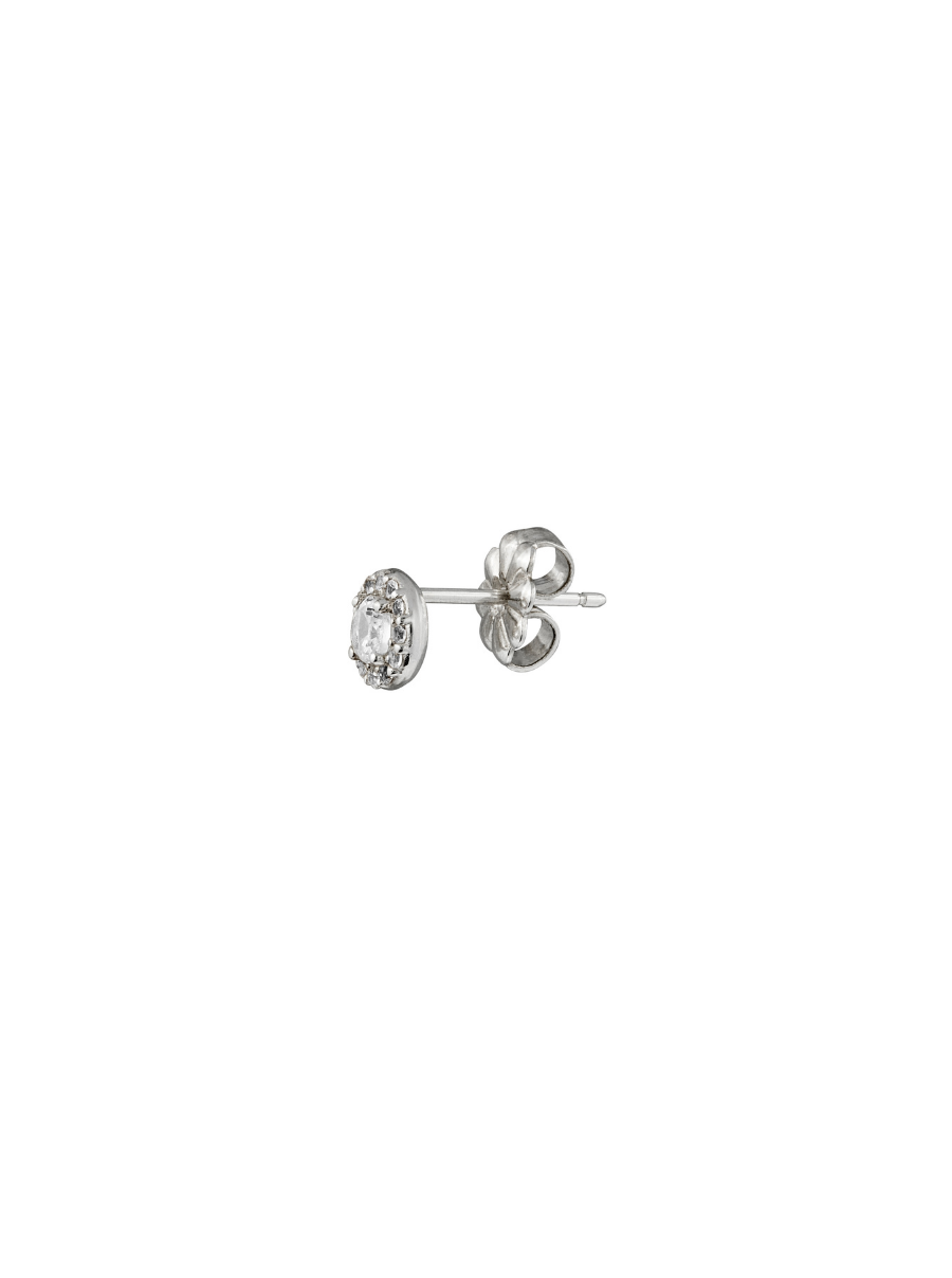 Lumi Pave Halo Diamond Stud