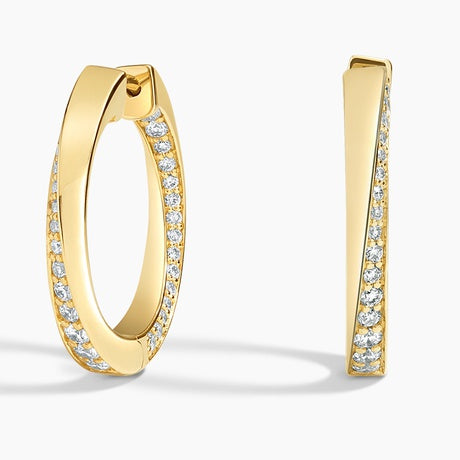 Spark Diamond Hoop Earrings (1/2 ct. tw.)