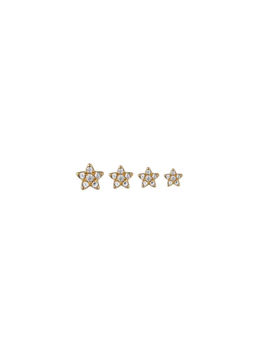 Stella Pave Star Stud