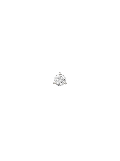 Paradise Solitaire Round Cut Stud