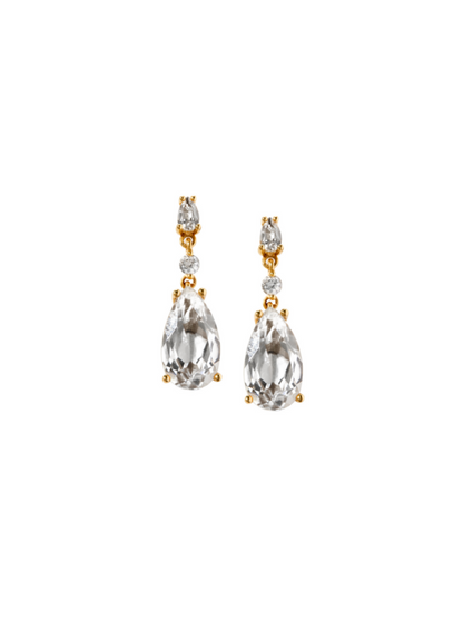 Firefall Pear Drop Earrings