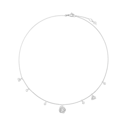 Dahlia Rose Diamond Necklace