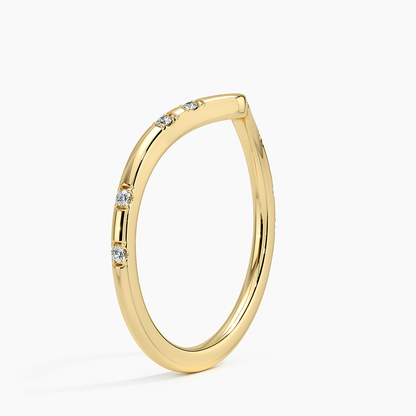 Asher Contour Diamond Ring