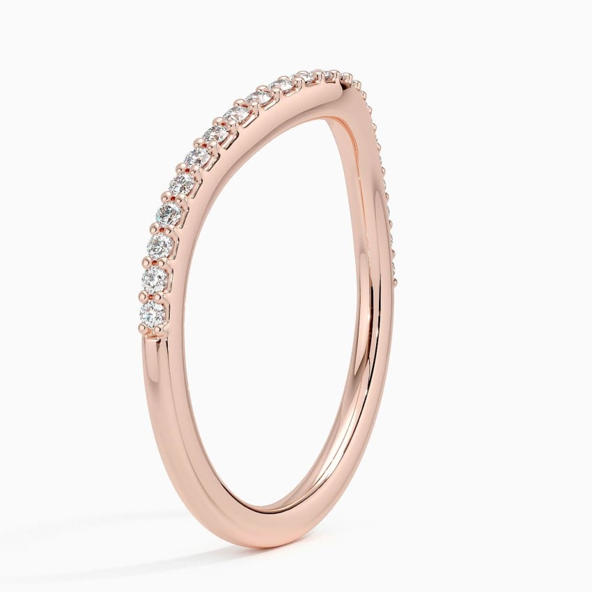 Luna Curved Diamond Ring (1/6 ct. tw.)