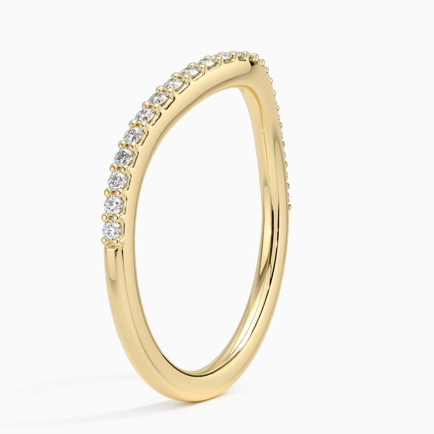 Luna Curved Diamond Ring (1/6 ct. tw.)