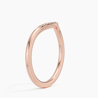 Delaney Contoured Diamond Ring