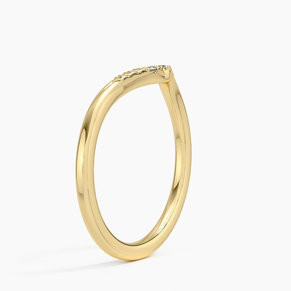 Delaney Contoured Diamond Ring