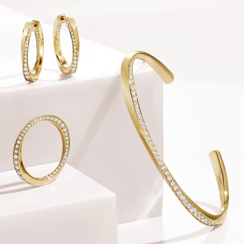 Spark Diamond Hoop Earrings (1/2 ct. tw.)