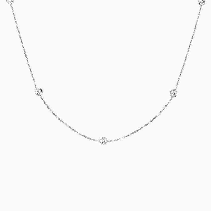 Nova Bezel Strand Necklace (3 ct. tw)