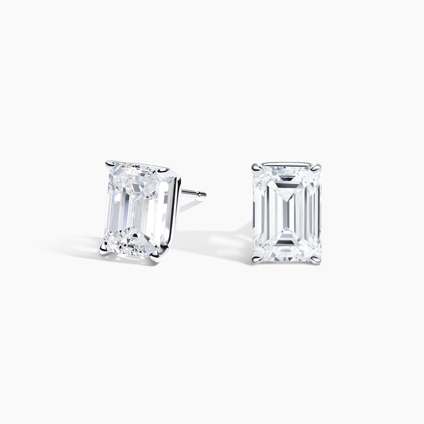 Ezra Emerald Cut Diamond Stud Earrings (1 ct. tw.)