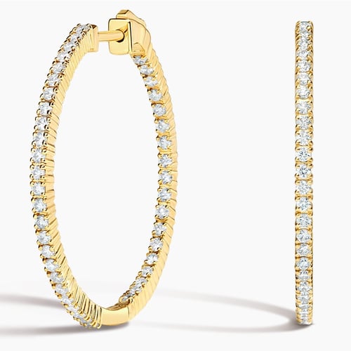 Dazzle Diamond Hoop Earrings (3/4 ct. tw.)