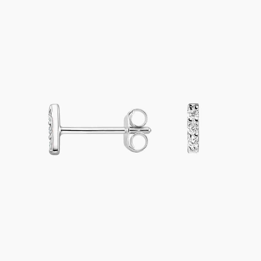 Ember Pavé Bar Diamond Earrings