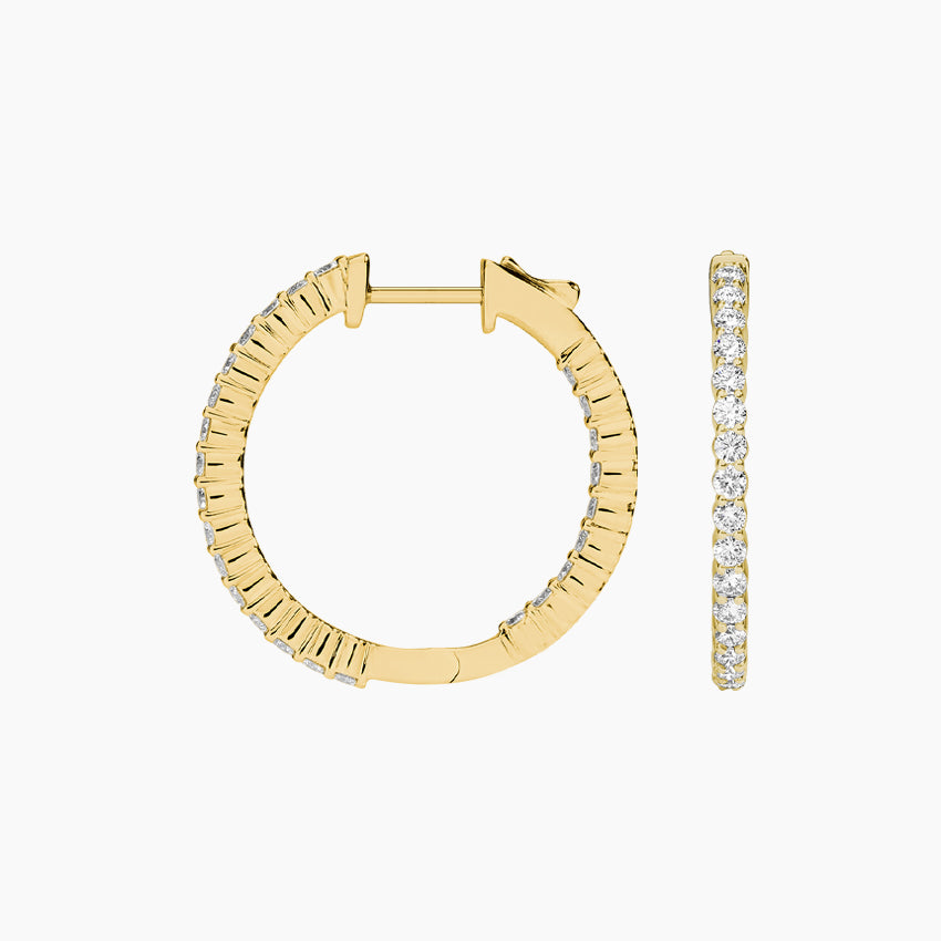 Ari Diamond Hoop Earrings (1 ct. tw.)