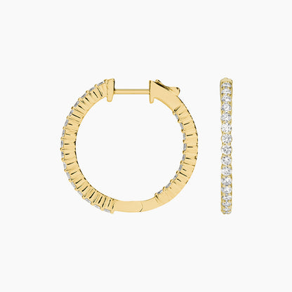 Ari Diamond Hoop Earrings (1 ct. tw.)