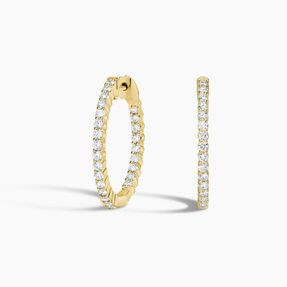 Ari Diamond Hoop Earrings (1 ct. tw.)