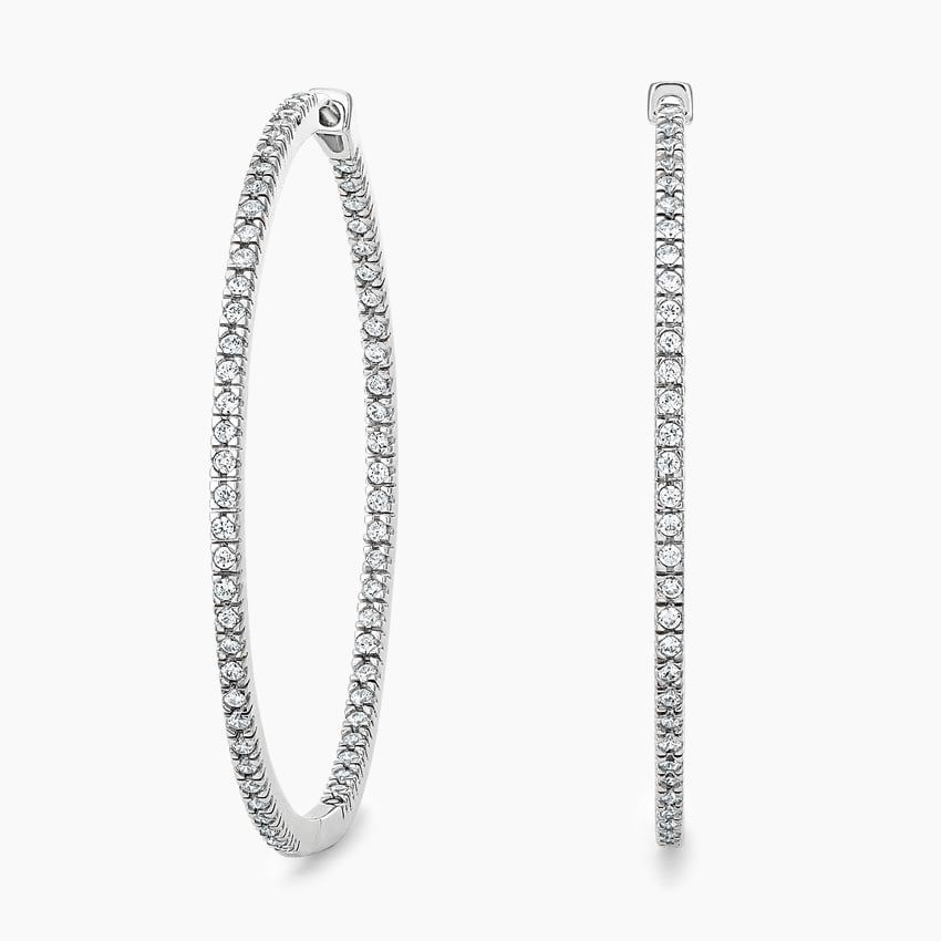 Dazzle Diamond Hoop Earrings (3/4 ct. tw.)