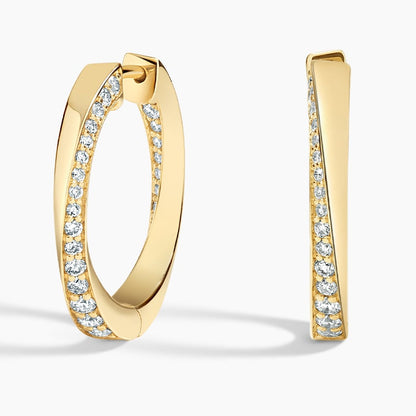 Spark Diamond Hoop Earrings (1/2 ct. tw.)