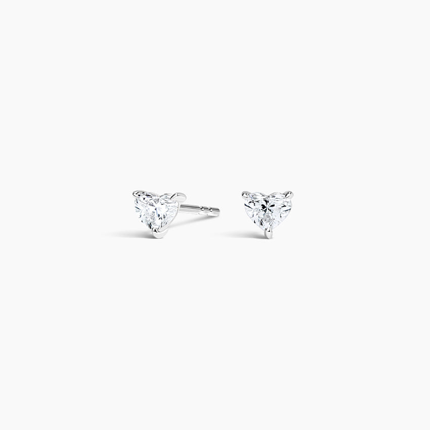 Heart Diamond Stud Earrings (1/4 ct. tw.)