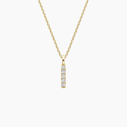 Everglow Pavé Bar Diamond Pendant