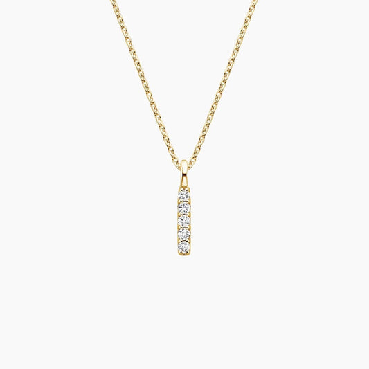 Everglow Pavé Bar Diamond Pendant