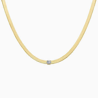 Soleil  Herringbone Necklace (1/2 ct. tw.)