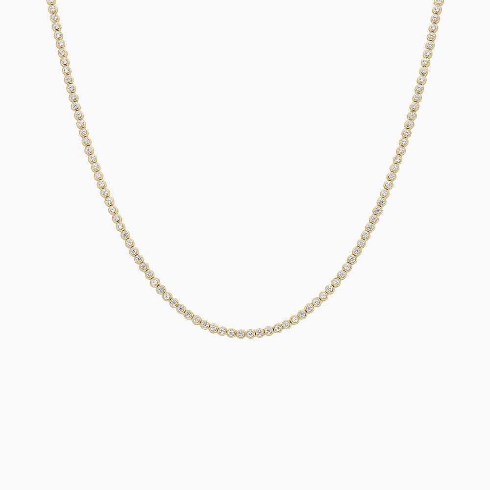 Kai Bezel Lab Diamond Tennis Necklace (3 1/2 ct. tw.)