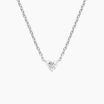 Everglow Heart Shaped Solitaire Pendant