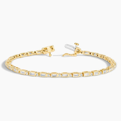 Icon Baguette and Round Diamond Tennis Bracelet (1 1/2 ct. tw.)