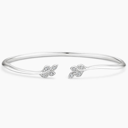Wildflower Diamond Cuff Bracelet