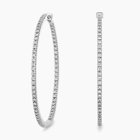 Dazzle Diamond Hoop Earrings (3/4 ct. tw.)