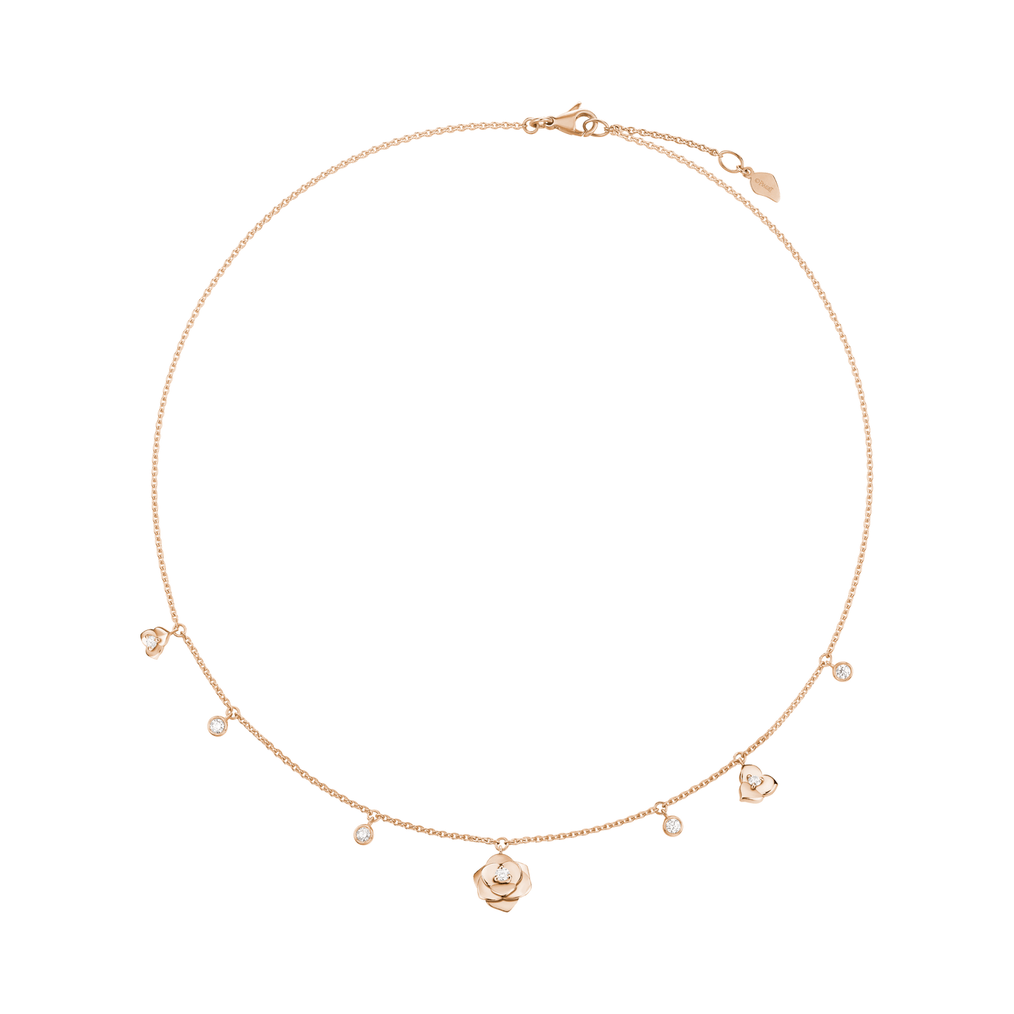 Dahlia Rose Diamond Necklace