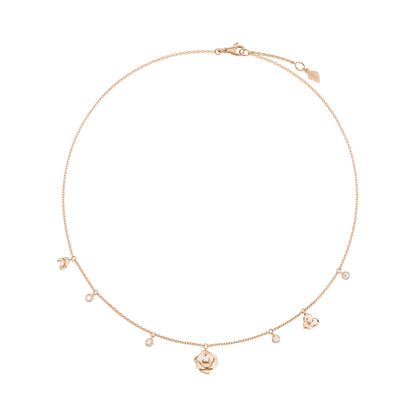 Dahlia Rose Diamond Necklace