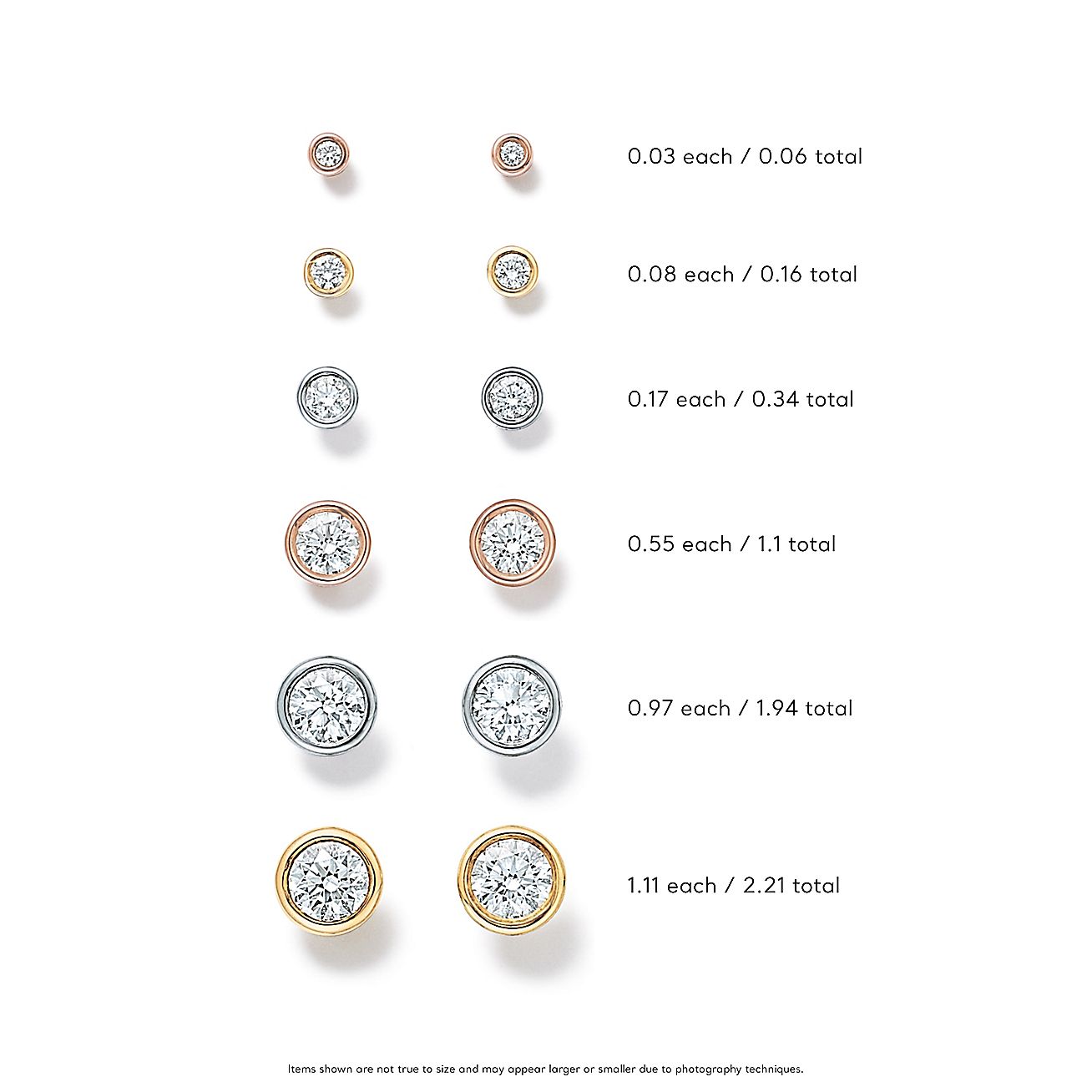 Aurora Diamond Bezel Stud Earrings