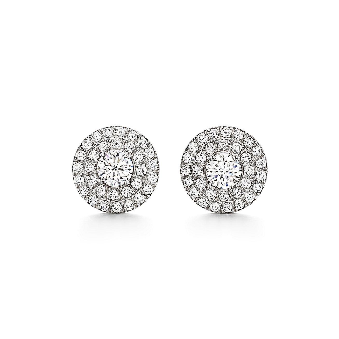 Everglow Round Brilliant Diamond Studs